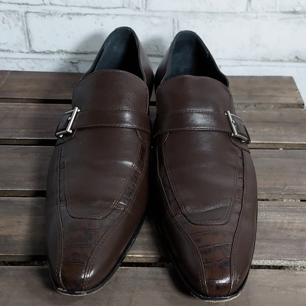 Vero Cuoio Studio Empoli croc embossed loafers